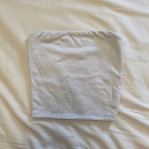 Wilfred White Terry Cloth Tube Top